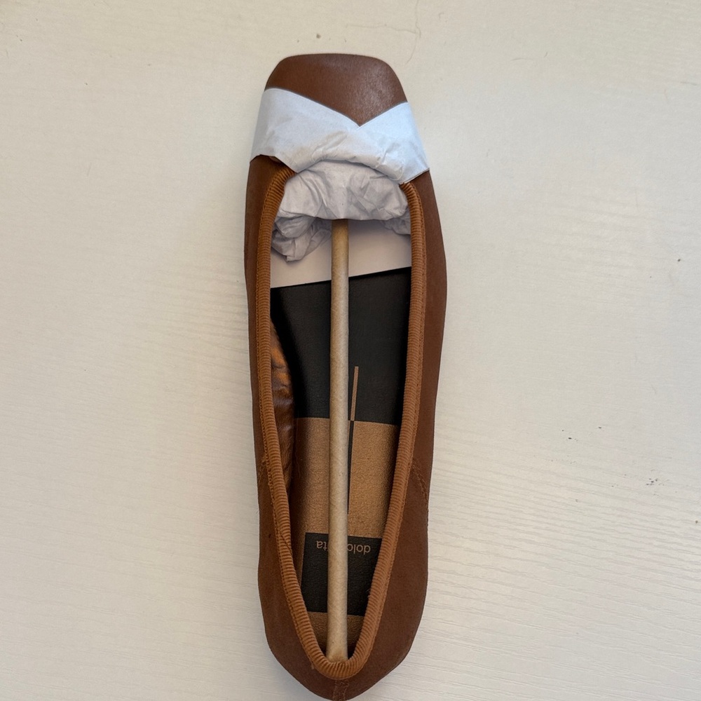 NIB Dolce Vita Anisa Copper Metallic Ballet Flats - Picture 9 of 12